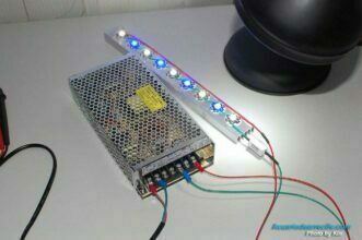 Medición de temperatura en una barra de iluminación LED de 27W